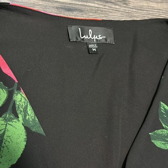 Lulu’s - Floral Maxi Dress with slit - Picture 4 of 7